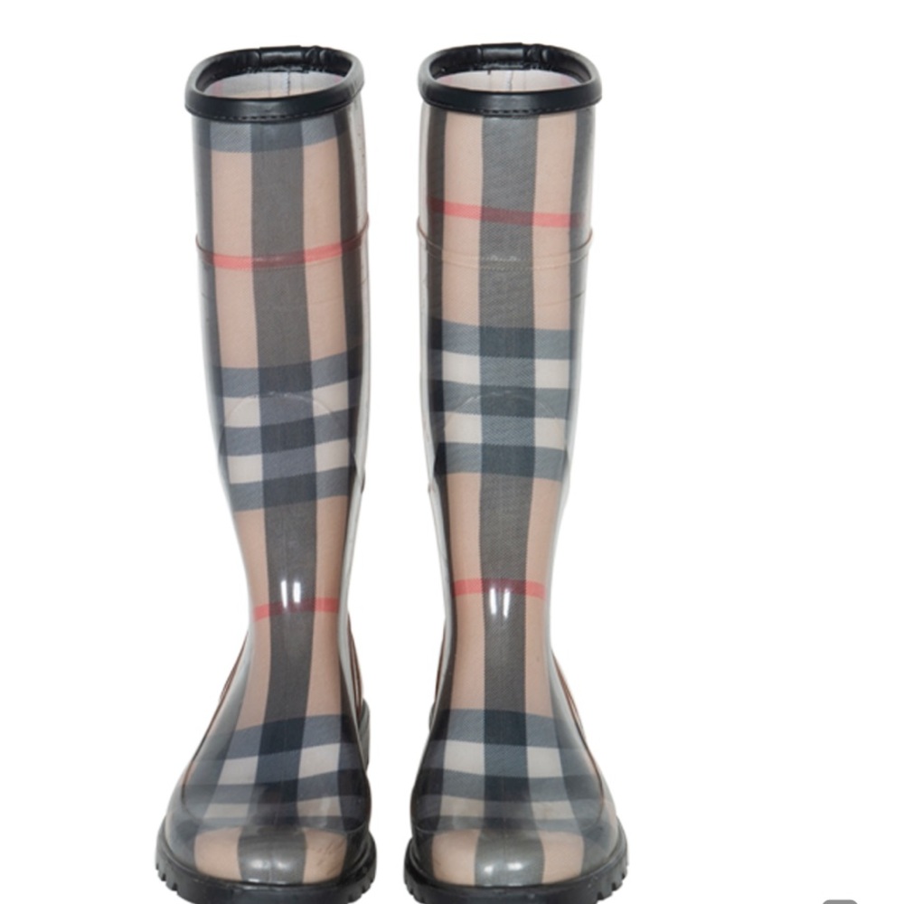 Burberry Nova Check Rubber Boots - Picture 16 of 16
